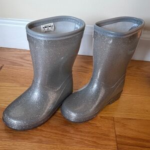 Carter's Glittery Silver Kids Boots